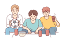 پیش‌نمایش فایل football-fans-watching-football-match-8626520 از پک فعالیت افراد