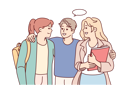 پیش‌نمایش فایل group-of-college-students-gossiping-8626527 از پک فعالیت افراد