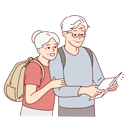پیش‌نمایش فایل old-aged-couple-travelling-together-8626519 از پک فعالیت افراد