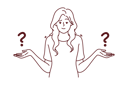 پیش‌نمایش فایل confused-woman-giving-standing-pose-8568087 از پک مفهوم محور
