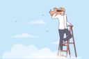 پیش‌نمایش فایل girl-looking-for-opportunity-8568301 از پک متفرقه