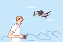 پیش‌نمایش فایل man-controlling-drone-8568300 از پک متفرقه