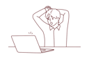 پیش‌نمایش فایل boy-stretching-out-while-working-8660570 از پک افراد