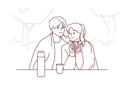 پیش‌نمایش فایل couple-sitting-together-at-campsite-8660565 از پک افراد