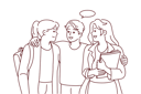 پیش‌نمایش فایل group-of-college-students-gossiping-8660689 از پک افراد