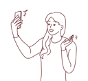 پیش‌نمایش فایل girl-taking-selfie-8660716 از پک فعالیت افراد