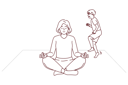 پیش‌نمایش فایل girl-doing-meditation-8660832 از پک فعالیت افراد