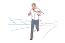 پیش‌نمایش فایل businessman-running-on-road-8626613 از پک افراد