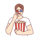 پیش‌نمایش فایل man-enjoying-3d-movie-and-eating-popcorn-8626601 از پک افراد
