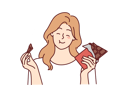 پیش‌نمایش فایل young-girl-eating-chocolate-8626610 از پک افراد