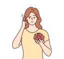 پیش‌نمایش فایل young-woman-holding-brain-and-thinking-8626611 از پک افراد