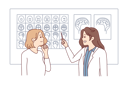پیش‌نمایش فایل female-doctor-checking-brain-report-8626572 از پک متفرقه