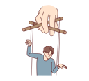 پیش‌نمایش فایل man-controlled-like-puppet-8626575 از پک متفرقه