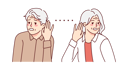 پیش‌نمایش فایل old-couple-trying-to-listening-8626593 از پک متفرقه