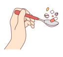 پیش‌نمایش فایل taking-medicine-using-spoon-8626571 از پک متفرقه