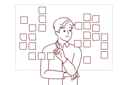 پیش‌نمایش فایل boy-thinking-about-sticky-note-8660769 از پک متفرقه