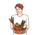پیش‌نمایش فایل boy-holding-vegetable-basket-9206072 از پک افراد
