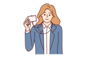 پیش‌نمایش فایل businesswoman-showing-id-card-9206040 از پک مفهوم محور