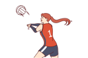 پیش‌نمایش فایل female-player-playing-volley-ball-9206045 از پک مفهوم محور