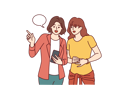 پیش‌نمایش فایل girl-pointing-something-left-9206046 از پک مفهوم محور
