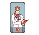 پیش‌نمایش فایل online-doctor-talk-9205997 از پک فعالیت افراد