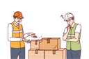 پیش‌نمایش فایل delivery-man-confused-for-damage-parcel-9206032 از پک متفرقه