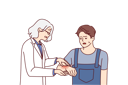 پیش‌نمایش فایل elderly-woman-checking-red-rashes-on-hand-9206021 از پک متفرقه
