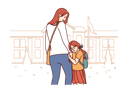 پیش‌نمایش فایل little-girl-holding-her-mother-hand-9206031 از پک متفرقه