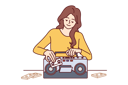 پیش‌نمایش فایل young-lady-playing-audio-cassette-9206035 از پک متفرقه