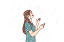 پیش‌نمایش فایل girl-standing-in-rain-9301420 از پک متفرقه