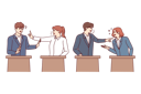 پیش‌نمایش فایل people-doing-debate-9301407 از پک متفرقه