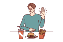 پیش‌نمایش فایل man-suffering-from-gastritis-refuses-fast-food-that-causes-pain-in-abdomen-10111264 از پک افراد