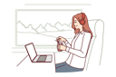 پیش‌نمایش فایل woman-train-passenger-uses-laptop-working-on-trip-and-drinks-coffee-10111255 از پک افراد