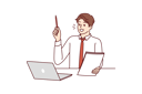 پیش‌نمایش فایل businessman-conducting-online-webinar-on-management-10111009 از پک متفرقه