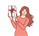 پیش‌نمایش فایل happy-woman-shows-gift-box-given-by-husband-in-her-birthday-10111008 از پک متفرقه