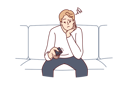 پیش‌نمایش فایل bored-man-holding-tv-remote-due-to-lack-of-satellite-television-channels-with-interesting-shows-10111185 از پک فعالیت افراد