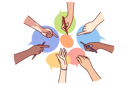 پیش‌نمایش فایل hands-of-diverse-people-collectively-communicating-on-instant-messengers-10111165 از پک فعالیت افراد