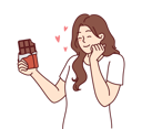 پیش‌نمایش فایل happy-woman-enjoying-taste-of-dark-chocolate-10111183 از پک فعالیت افراد