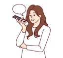 پیش‌نمایش فایل woman-with-phone-records-audio-message-10111076 از پک متفرقه