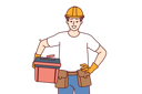 پیش‌نمایش فایل male-foreman-holds-case-10598190 از پک فعالیت افراد