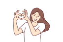 پیش‌نمایش فایل woman-demonstrates-gesture-of-heart-10598198 از پک فعالیت افراد