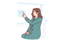 پیش‌نمایش فایل woman-passenger-of-tram-draws-heart-on-glass-10598178 از پک فعالیت افراد
