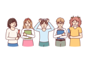 پیش‌نمایش فایل group-of-schoolchilds-with-textbooks-10598331 از پک فعالیت افراد