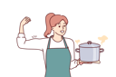 پیش‌نمایش فایل woman-cook-holds-pot-10598343 از پک فعالیت افراد