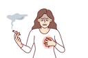 پیش‌نمایش فایل woman-smokes-with-heart-condition-needs-give-up-cigarettes-10598341 از پک فعالیت افراد