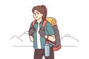 پیش‌نمایش فایل woman-tourist-returns-from-hiking-10598334 از پک فعالیت افراد