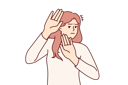 پیش‌نمایش فایل brave-woman-makes-gesture-of-refusal-10598414 از پک فعالیت افراد