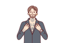 پیش‌نمایش فایل hipster-man-with-tattoos-on-body-10598408 از پک فعالیت افراد