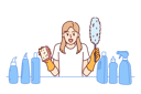 پیش‌نمایش فایل woman-housekeeper-holds-cleaning-brush-in-hands-10598410 از پک فعالیت افراد