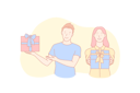 پیش‌نمایش فایل couple-holding-presents-for-special-occasion-10612073 از پک فعالیت افراد